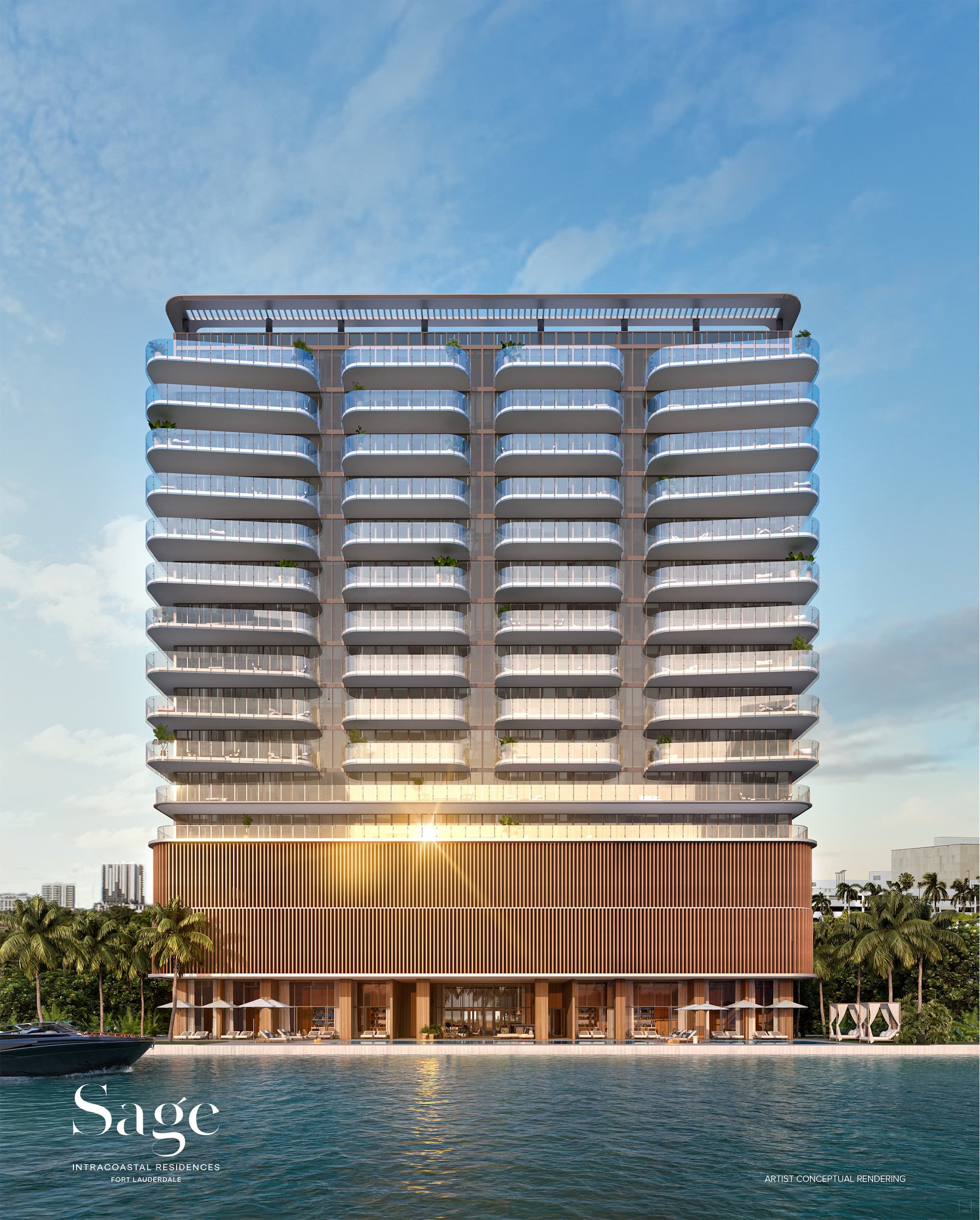 SAGE Intracoastal Residences view
